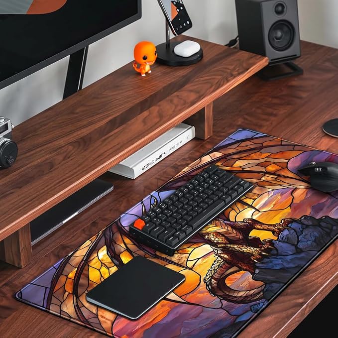 Dragon Desk Mat Large Mouse Pad XXL Extended Gaming, Gamer Gift Play Mat Desk - Image 5