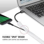 Moxita 25ft - 1/2 inch Cord Protector Cable Sleeve Split Wire Loom Tubing - Image 3