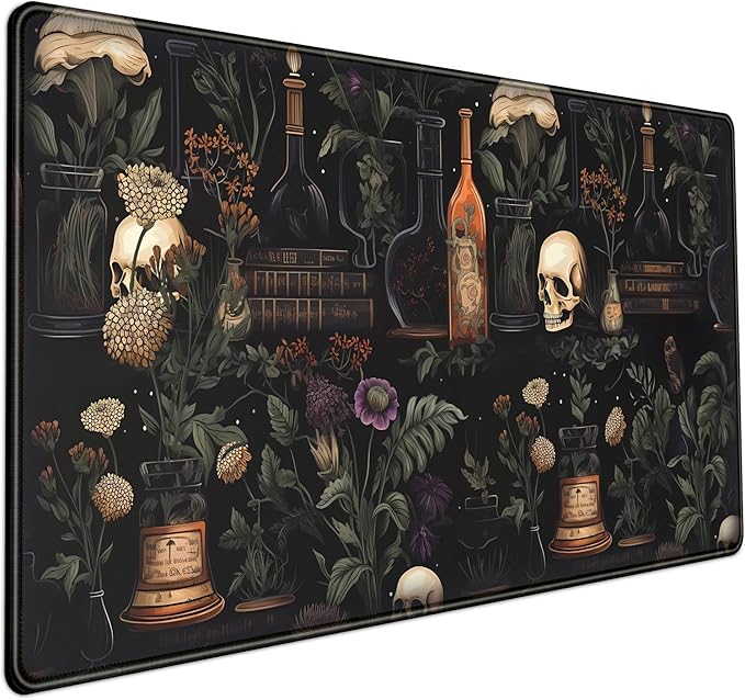 Vintage Aesthetic XL Extended Large Gaming Mouse Pad by Mechanical+Cattle