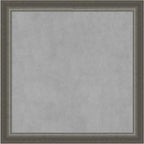 Amanti Art Silver Framed Magnetic Board 23x23 Medium Vision Board by AmantiArt