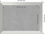 Amanti Art Silver Framed Magnetic Board 24x32 Medium Vision Board - Image 4