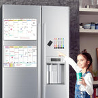 POPRUN Dry Erase Calendar weekly and monthly self adhesive stick on - Image 4