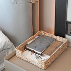 PINXIURY Water Hyacinth Letter Tray - Image 4