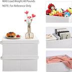 HOONEX Storage Bins with Lids for Organizing, Storage Boxes with 2 Carrying - Image 2