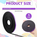 AmazingSpark Magnetic Tape Roll Thin Strips, 1/4 Inch x 33 Feet Magnetic Board - Image 2