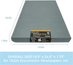 Lineco Folio Storage Box, Clamshell Design - Image 2