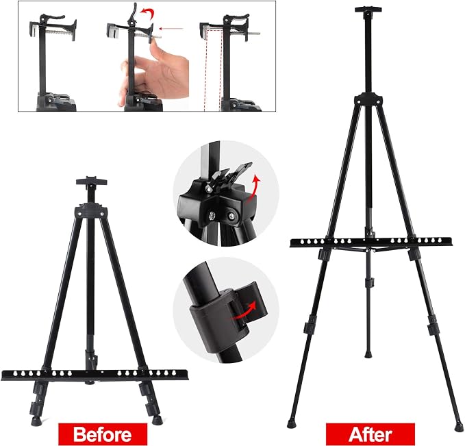 T-SIGN 72 Inches Tall Folding Easel Stand - Image 3