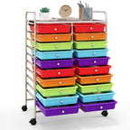 Happygrill 20-Drawer Organizer Cart Tools, Mobile Utility Storage Cart by HAPPYGRILL