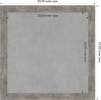 Amanti Art Silver Framed Magnetic Board 23x23 Medium Vision Board - Image 3