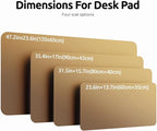 YSAGi Leather Desk Pad Protector, Office Desk Mat, Large Mouse Pad, Non-Slip PU - Image 4