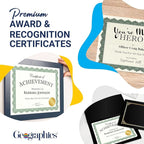 Geographics® 30% Recycled Blank Parchment Certificates, 8 1/2" x 11", Optima - Image 3