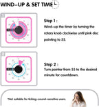 TWENTY5 SEVEN Countdown Timer 7.5 inch; 60 Minute 1 Hour Visual Timer – - Image 3