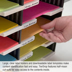 Ultimate Office TierDrop Desktop Organizer/Forms Sorter, 6-Compartments - Image 7