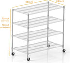 Himimi 4 Tier Wire Shelving - Image 3