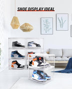 KDOR Shoe Box Clear Plastic Stackable - Image 6