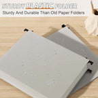 Nordun Extra Capacity Plastic Hanging File Folder Letter Size, 12 Pack - Image 2