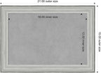 Amanti Art Silver Framed Magnetic Board 15x21 Small Vision Board - Image 3
