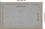 Amanti Art Silver Framed Magnetic Board 29x45 Large Vision Board - Image 3
