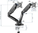 Rocelco 46" Height Adjustable Corner Standing Desk Converter - Image 4