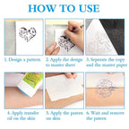 Yangna Tattoo Transfer Paper 50 Sheets A4 Thermal Stencil Paper - Image 4
