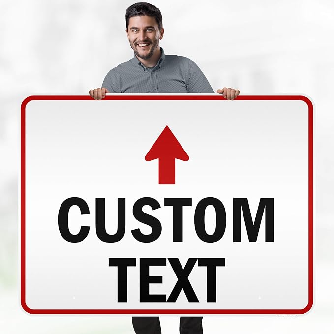 Custom Arrow, Custom Directional Sign, Up Arrow, 36x48 Inches, Reflective - Image 2
