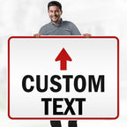 Custom Arrow, Custom Directional Sign, Up Arrow, 36x48 Inches, Reflective - Image 2