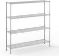 Regal Altair 18" Deep x 72" Wide x 74" Height Wire Shelving Kit | 4-Tier | NSF by Regal+Altair