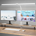 LED Desk Lamp, 31.5'' Wide Double Head Desk Lamps by Hensam
