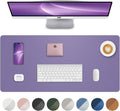 Leather Desk Pad Protector, Desk Mat, Large Mouse Pad, Non-Slip Desk Pad by AFIING