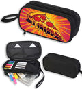 AnySmic Pizza Pencil Case for Boys Girls, Large Durable Pencil Pouch for Kids by AnySmic
