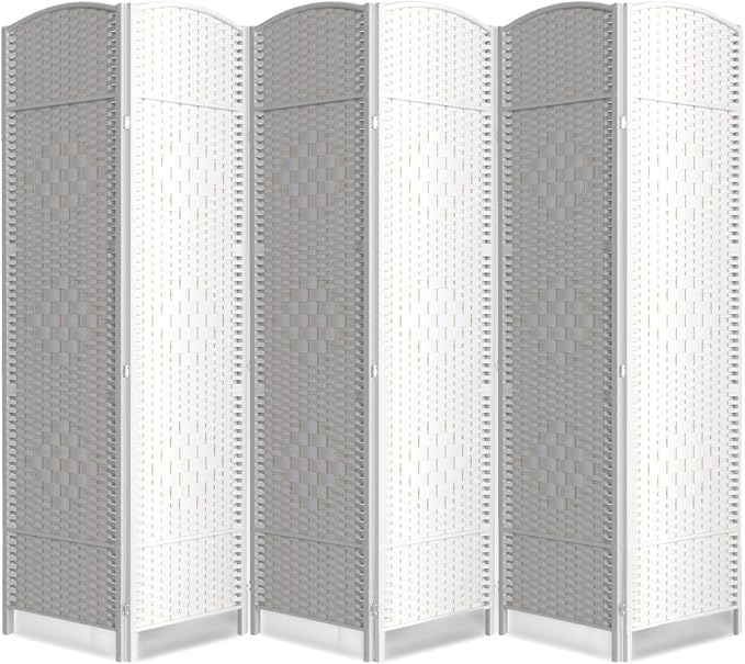 Cocosica 6 Panel Room Divider, 6Ft Folding Privacy Screen, Tall by cocosica