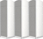 Cocosica 6 Panel Room Divider, 6Ft Folding Privacy Screen, Tall by cocosica