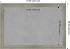 Amanti Art Grey Framed Magnetic Board 28x40 Large Vision Board - Image 2