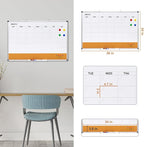 Comix Dry Erase Calendar Whiteboard Corkboard Combo, 36 * 24 inch Monthly - Image 4