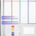 Mr. Pen- 4" x 12" Magnetic Dry Erase to Do List, Neon Style, 4X Dry Erase to Do - Image 3