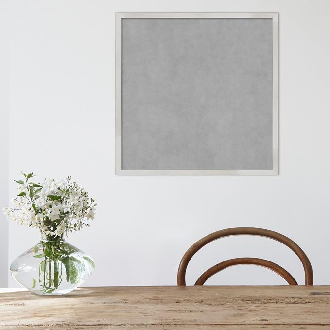 Amanti Art Silver Framed Magnetic Board 21x21 Medium Vision Board - Image 5