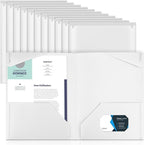 Henoyso 18 Pcs Plastic Folders by Henoyso