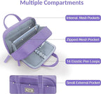 Sooez Large Pencil Case Pouch, Extra Big Pencil Bag - Image 4
