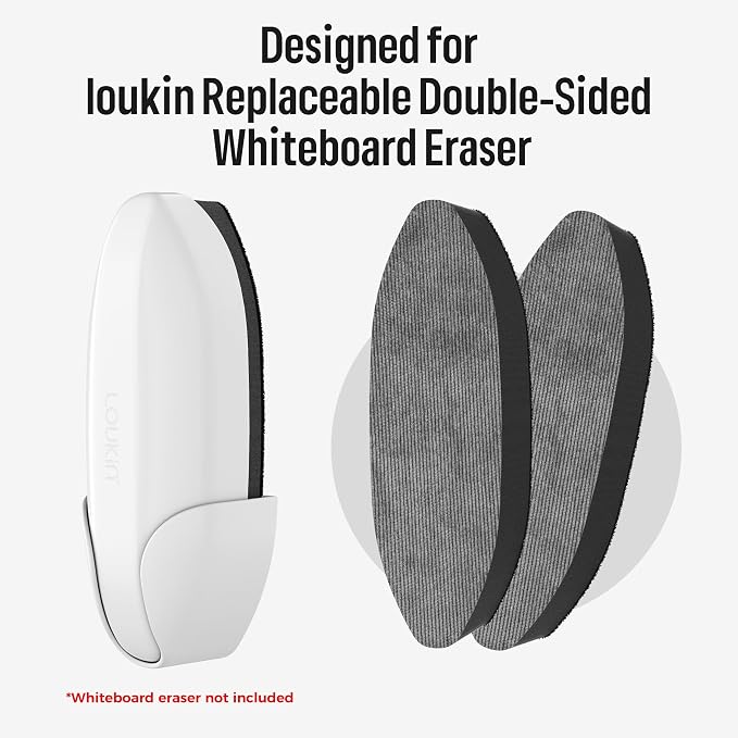 loukin Double-Sided Dry Erase Eraser Refill Pads, Replaceable Pads Designed - Image 7