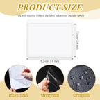 Jeyiour 100 Pcs Label Holders Adhesive Nameplate Pockets Storage Bin Labels - Image 2