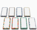 Attractivia Erase Magnetic Labels 2.8 x 1.2 in, Pattern Borders, Dry Erase by Attractivia