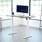 VIVO Electric 63 x 32 in Rustic Standing Desk, Memory Height Adjustment - Image 2