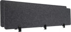 Clamp-On Acoustic Desk Divider, Desktop Privacy Panel, Sound Absorbing by Eapmic
