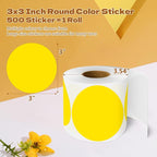 3 Inch Round Color Coding Labels - Image 2