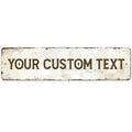 Rustic Custom Sign, Personalized Metal Signs, Gift by SigoSigns