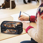 Pardick Pencil Case，3D Tiger Big Capacity Pencil Pouch Coin Pouch Stationery - Image 7