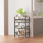 NiuYichee 4-Layer Fruit Basket Kitchen Food Organizer and Rack, Stackable - Image 2