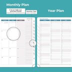 IN-LUXPRO Planner 2026 Daily Weekly and Monthly, 12 Months Spiral Bound - Image 4