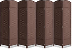 Cocosica 8 Panel Room Divider, 6Ft Folding Privacy Screen, Tall by cocosica