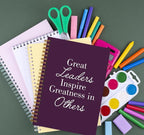 OXW Purple Meeting Notebooks for Work, Leadership Gifts Office Work Notebook - Image 6